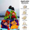 Teletubbies Cartoon Print Blanket Personalized Name Soft Lightweight Versatile Suitable For Sofa Bed Picnic Office Car Travel Machine Washable
