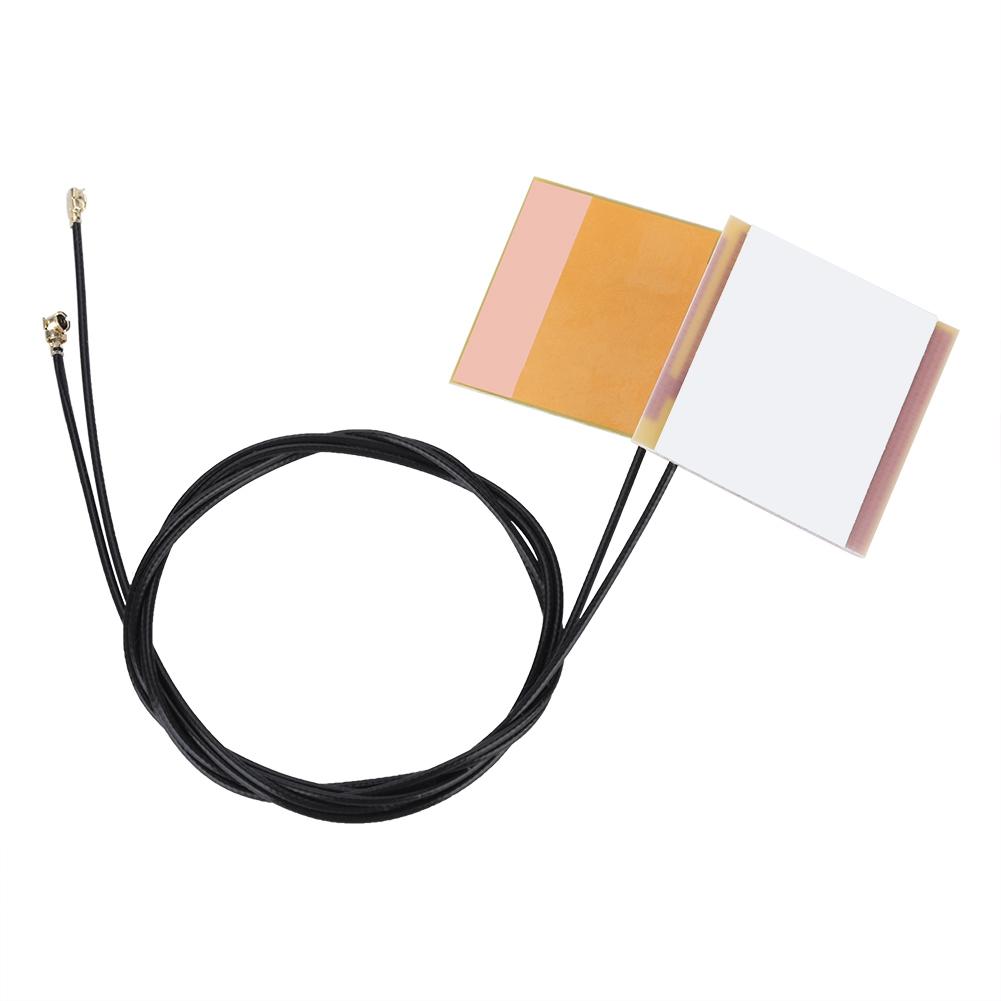 Комплект из 2 шт. IPEX 1 IPEX G1 Встроенная WiFi антенна для ноутбука 2,4 ГГц 5 ГГц Стабильный сигнал 46 см