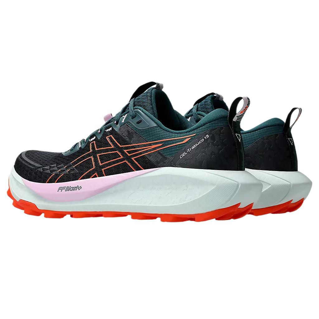 Asics Женские кроссовки Gel Trabuco 13 Черный Неоновый оранжевый 1012B768-001
