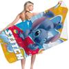 Stitch Zai Animation Beach Towel Microfiber Double-Sided Fleece Beach Towel Bath Towel Variety Square Towel Beach Towel