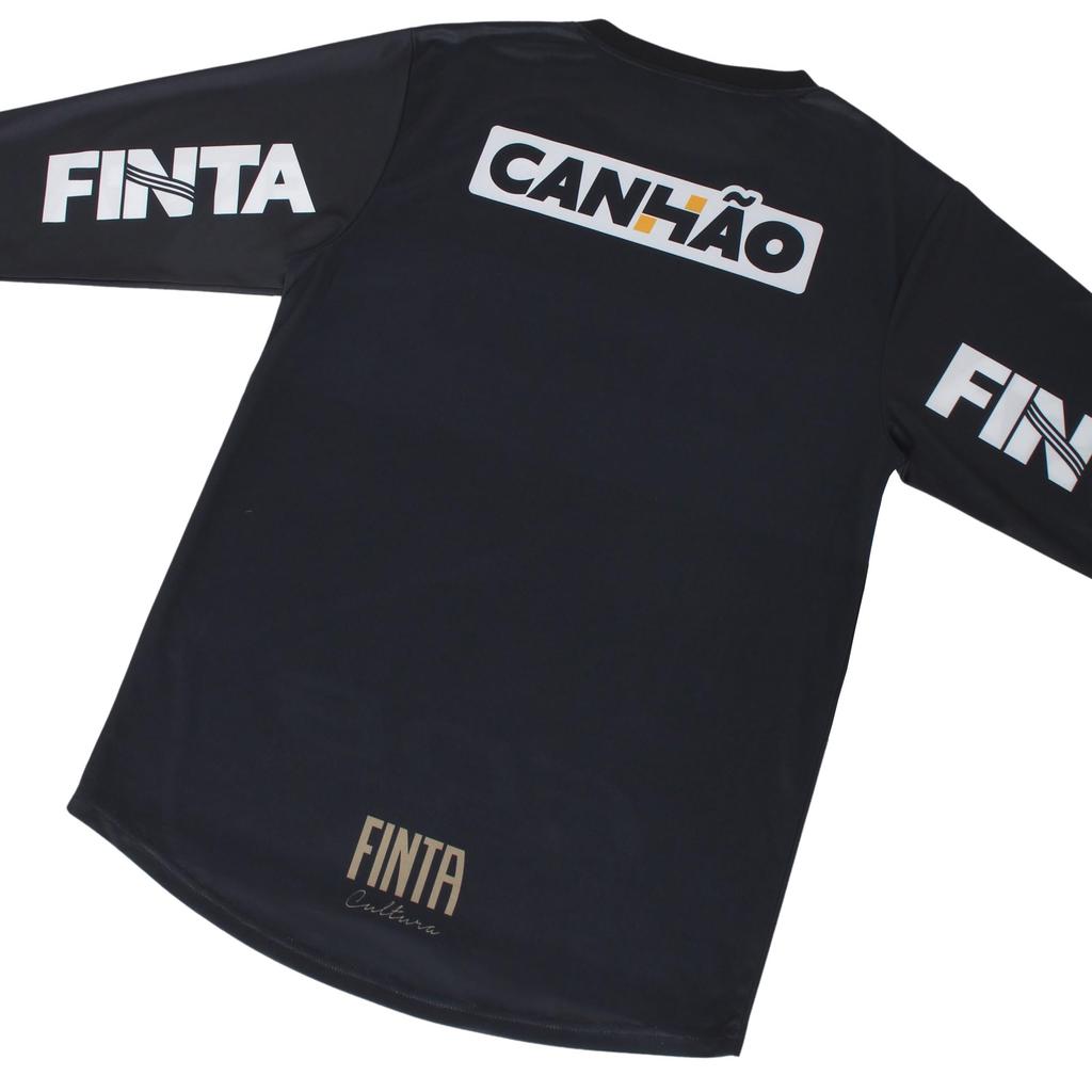 FINTA Мужская футбольная тренировочная рубашка с длинным рукавом FTE0022 (05:00) черный