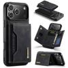 2 в 1 Съемный Магнитный Кожаный Чехол для Телефона для IPhone 17 Air 16 15 14 13 12 11 Plus Pro Max Обложка-Кошелек Держатель для Карт Карман