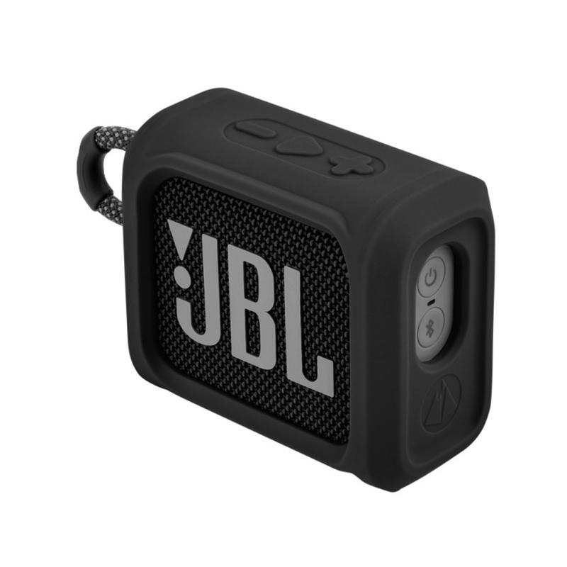 Speaker Protective Bracket Portable Audio Silicone Cover Storage Shell Case Compatible For Jbl Go3