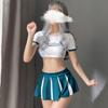 Сексуальная женщина, униформа болельщиков, школьная форма для девочек, косплей, студенческое эротическое нижнее белье, костюмы, нижнее белье