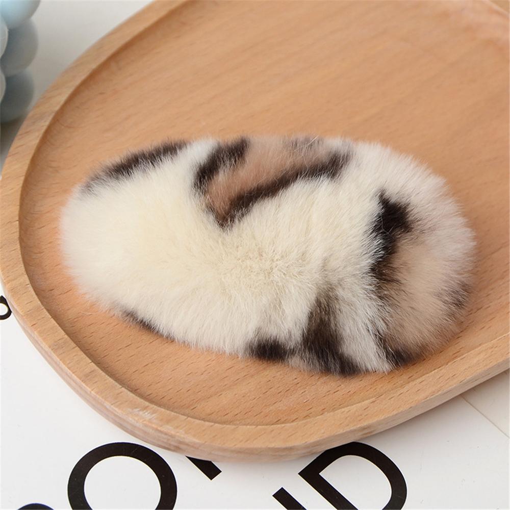 1/3 шт. Зимняя милая пушистая заколка для волос для женщин и девочек, однотонная боковая заколка для волос, BB-заколка, милая плюшевая заколка для волос, цветной аксессуар для волос