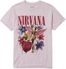 Hot Topic Nirvana in Utero Цветы Футболка для девочек Натуральный XL