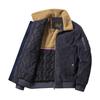 Autumn and Winter Corduroy Padded Jacket Men's Fur Collar Casual Loose Padded Jacket Large Size Padded Jacket Men's Clothing