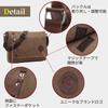 Purinas Canvas Messenger Large A4 Crossbody Perfect for Commuting and School Men's Bag, Capacity, Size, Bag, (Brown)