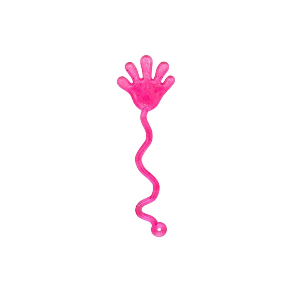 Soft Rubber Elastic Telescopic Hand Climbing Wall Creative Tricky Toy(Color Assorted Shipment)