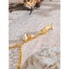 Yhpup Натуральный Жемчуг Ракушка Рыба Подвеска Цепочка Ожерелье 18K Золотое PVD Покрытие Мода Нержавеющая Сталь Шарм Водонепроницаемые Украшения