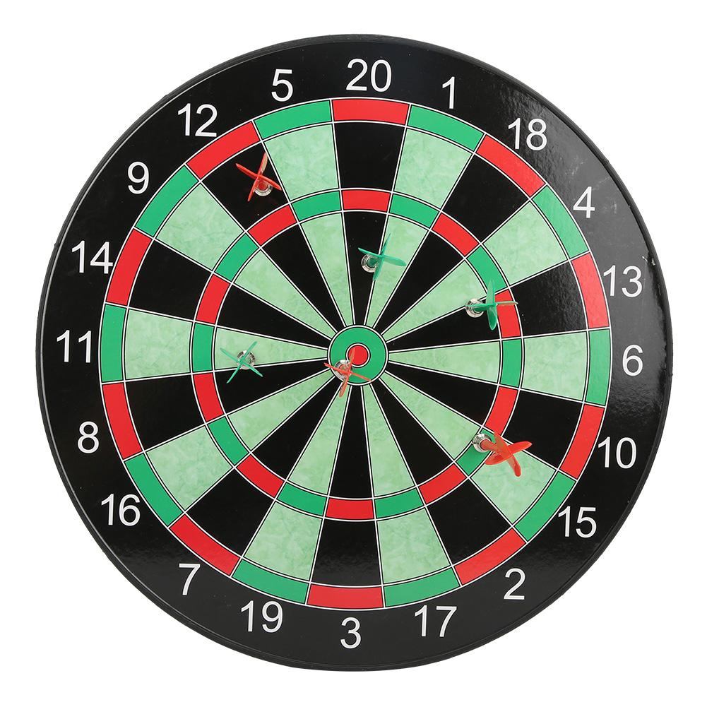 Детская безопасность Ребенок Играет в Спортивную Игру Игрушка Магнитный Пластиковый Дартс Дартс Диски Набор 15 дюймов Зеленый