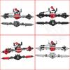 SCX10 II Aluminum Alloy CNC Front Rear Axle Set 30T/8T for 1/10 RC Crawler Axial AR44 90047 90046 AX90060 Builders Kit Upgrade