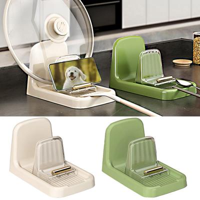 Подставка для крышки кастрюли, пластиковый держатель для ложки, подставка, кухонный органайзер, вилка, лопаточка, подставка для кастрюли, крышка