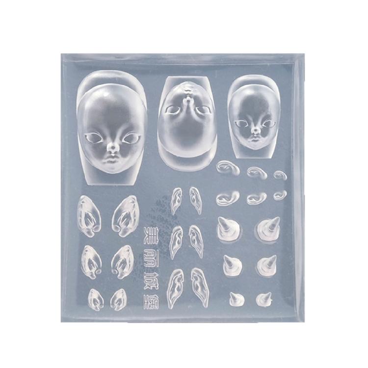 Формы для дизайна ногтей с ушками эльфа, формы для рукоделия, инструменты для ногтей «сделай сам», куклы эльфа, формы для резьбы по ногтям, силиконовый материал для украшения ногтей