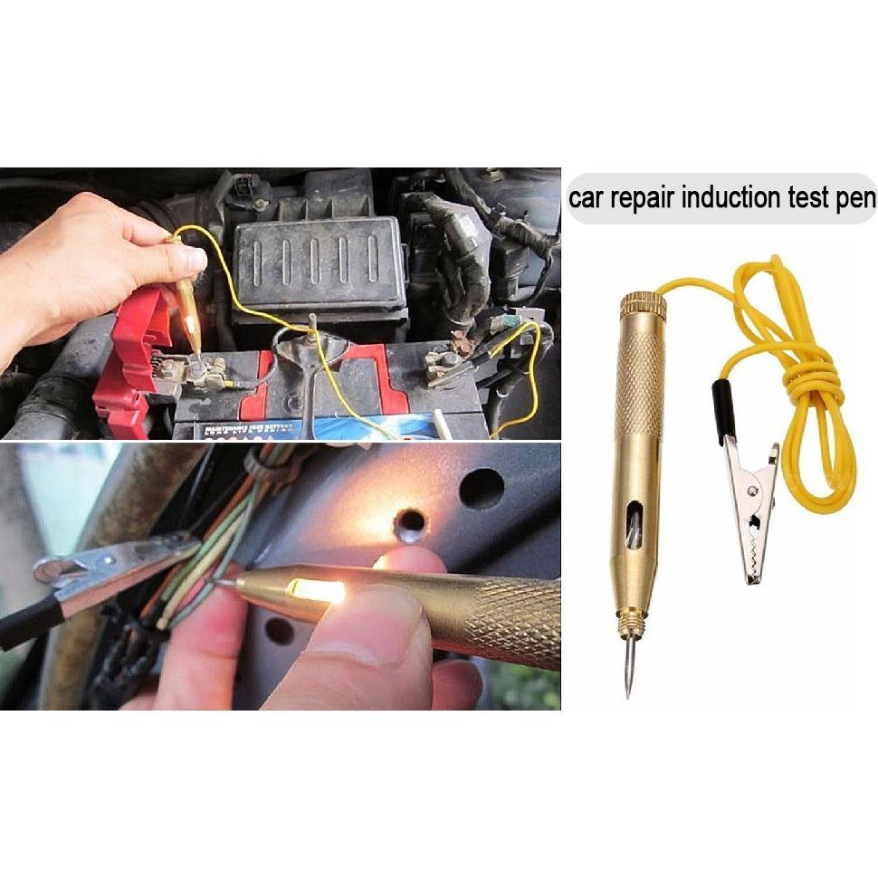 Тестер напряжения тока с зажимом типа «крокодил», напряжение лампы, тестер автомобильного света, лампа 6 В, 12 В, 24 В, лампа с зажимом типа «крокодил» для автомобилей, мотоциклов