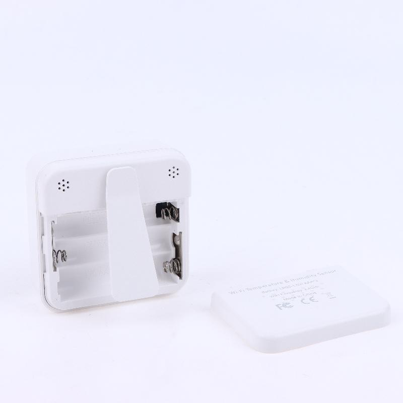 Датчик температуры и влажности Wi-Fi Домашний подключенный термометр с подсветкой ЖК-дисплея Комнатный гигрометр Голосовое управление