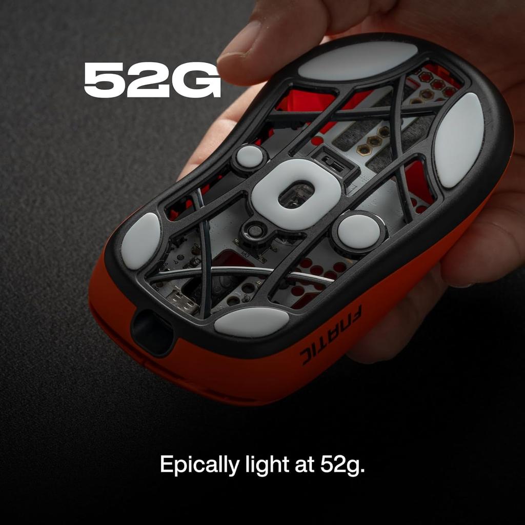 Fnatic Gear Fnatic X LAMZU THORN 4K Special Edition Professional-Grade Gaming Mouse with 4000Hz Polling Rate, High-Performance Sensor, MS0004-001,