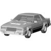 Хасегава 124 Ниссан 240RS (БС110) (1983) Пластиковая модель HC62 (автомобиль)