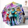 1pc Saint Seiya, Zodiac Warriors Themed High-quality Umbrella,Automatic Opening and Closing Umbrella,Multi-functional Umbrella G0811321