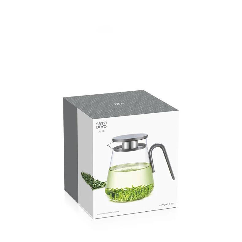 Чайник Samadoyo из высокоборосиликатного стекла, чайник для фруктового чая, набор для послеобеденного чая с фильтром, чайный сервиз 600 мл