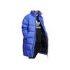 adidas Originals Длинный пуховик на молнии с воротником-стойкой Мужская верхняя одежда Синий H58056