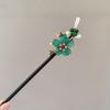 Exquisite Wooden Tassel Hair Clip Ancient Style Flower Hairpin for Girls Hair Jewelry Accessories