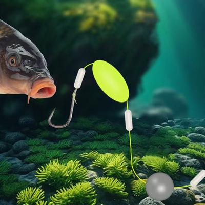 Рыболовная оснастка с двойными крючками Оснастки для морской рыбалки с бусинкой-стопором Двойной рыболовный крючок с обратным загибом Рыболовный аксессуар