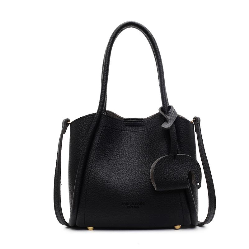 Сумка большой вместимости женская весна-лето универсальная 2025 новая повседневная ретро сумка-мессенджер простая и популярная портативная сумка-ведро