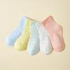 5Pairs Summer Baby Mesh Socks Sweat-absorbing Breathable Children Short Sock Candy Color Newborn Cotton Sock 0-2Year Footwear