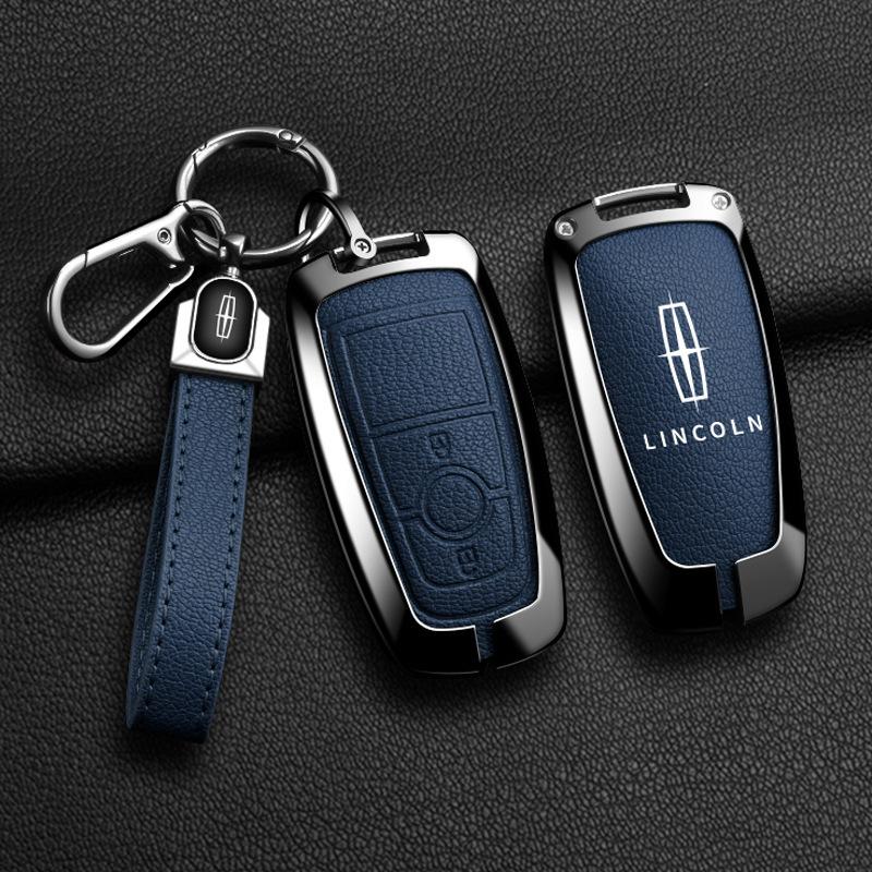 Чехол-брелок для ключа автомобиля из сплава для Lincoln Continental Mkc Mkz Mkx Navigator Z Nautilus Aviator Corsair Брелок