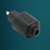 To Toslink Plug Female to Male Optical Audio Connector Fiber Optic Adapter Digital Optical Cable Adapter Toslink Plug Converter