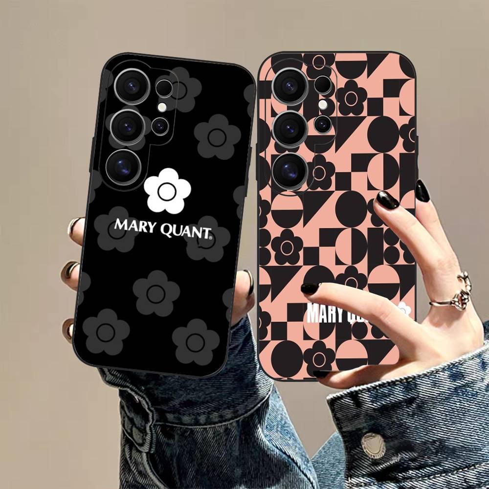 Модный Чехол для Телефона M-Mary Q-Quant Для Samsung S 24 Fe 25 Ultra Plus 20 Lite 21 30 22 23 24 22 Ultra 5G Fundas