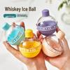 Silicone Ice Cube Mold for Round Whiskey and Home Use