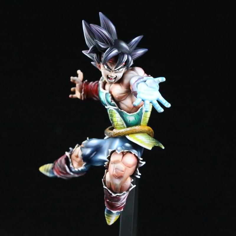 Новая фигурка Dragon Ball Goku Бардок Отец и Сын Камехамеха Перекрашенная Статуэтка Коллекционная Декор для Рабочего Стола Для Фанатов Аниме Коллекционеров