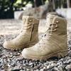 Men's Boots Fashion Outdoor Anti-collision Hiking Shoes Army Combat Military Boots