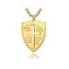 European and American Cross Shield Multi-layer Necklace Men's Pendant Jewelry Women's
