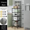 Kitchen Storage Rack Microwave Oven Pot Rack Floor Standing Household Seasoning Storage Rack Multilayer Simple Organizer Kitchen
