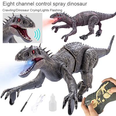 1 Набор RC Динозавр Игрушка 3D Глаза Освещение и Звук Симуляция Ходьбы