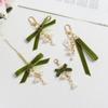 Flores Convallariae Mobile Phone Lanyard Bag Accessory Ribbon Key Ring Korean Style Bag Pendant