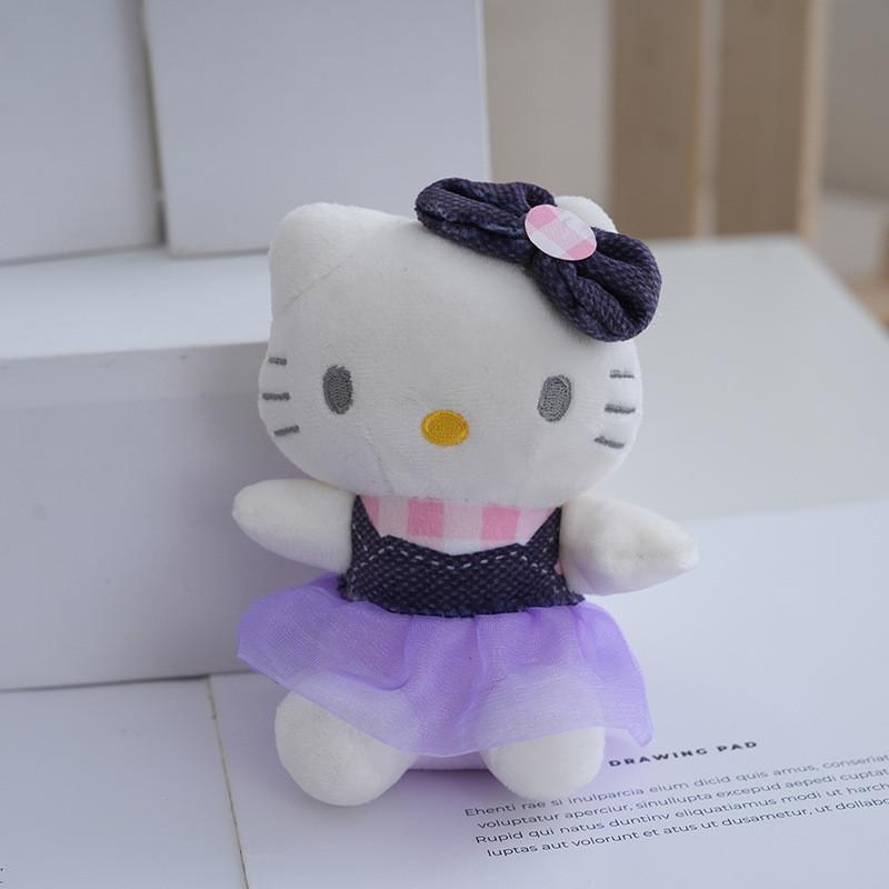 Cute Kitty Plush Toy Pp Cotton Soft Stuffed Animal Keychain For Bags Kids