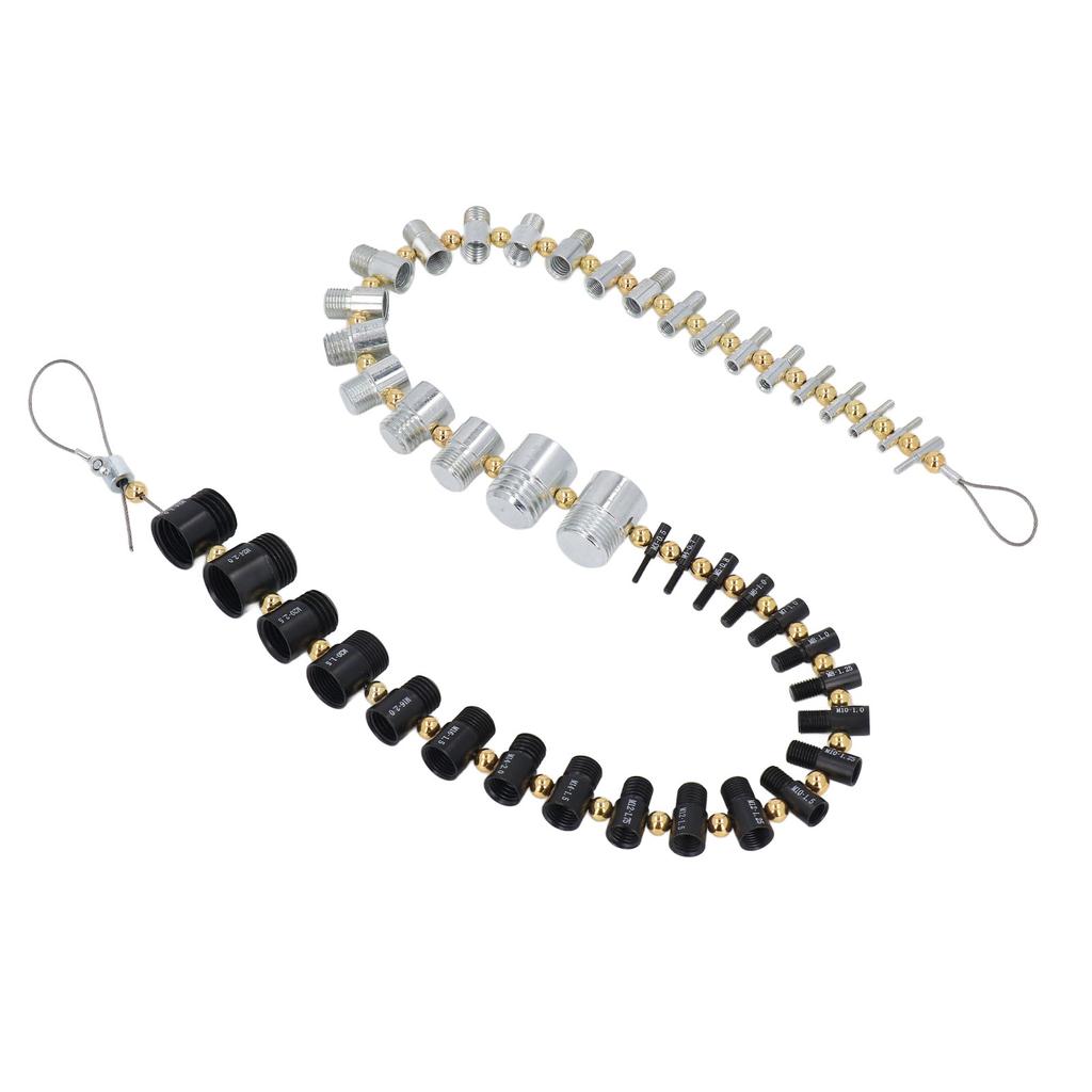 Размер болта Резьбовой калибр 44 Мужской Винт Гайка Мера Размера Checker 23 Имперский 21 Метрический