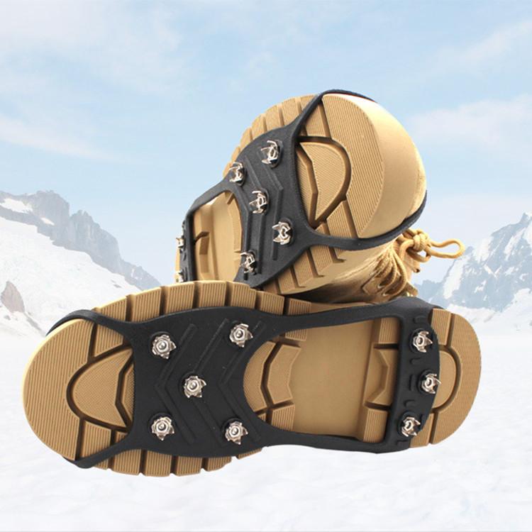 8 шипов противоскользящие шипы для льда зимние скалолазание противоскользящие шипы для снега захваты накладки на обувь чехлы для кошек на открытом воздухе