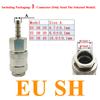 EU Air Hose Fittings Coupling Compressor Accessories Quick Release Fitting  European standard Pneumatic Connector Rapidities