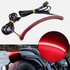 Motorcycle Rear Fender LED Taillight Turn Signal Assembly Running Light Fit for Harley Fat Bob FXFB/FXFBS US Model 2018-2021