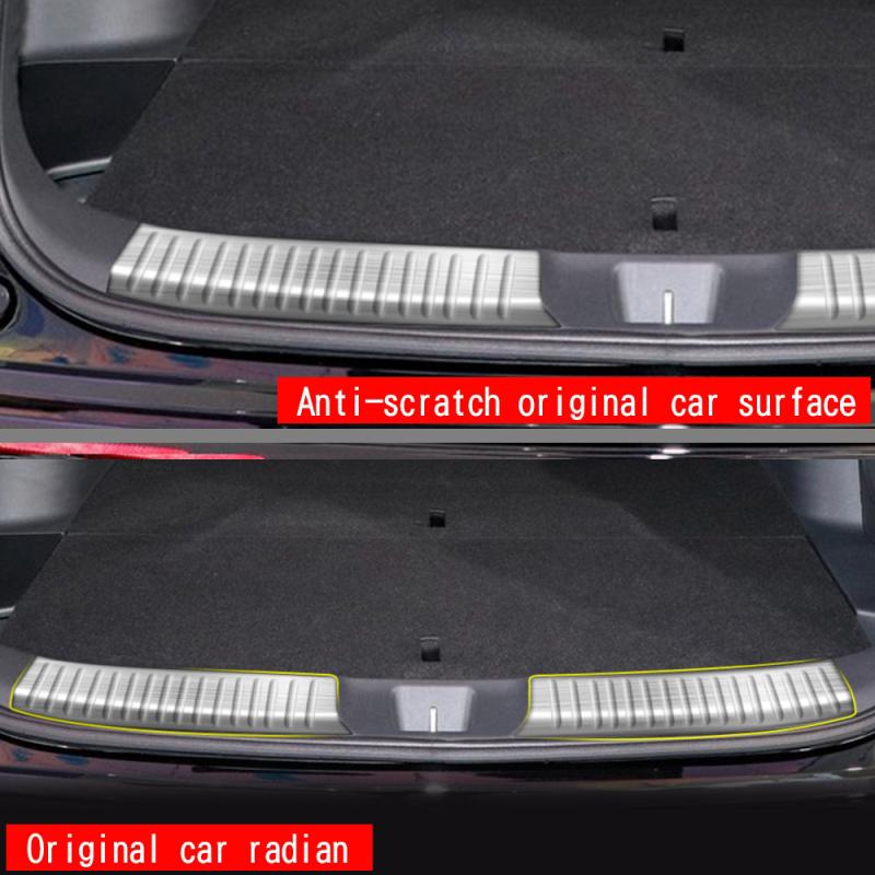 For Honda ZR-V ZR V ZRV stainless steel Built-in Rear Bumper Protector door Sill Trunk Tread Plate Trim Accessories