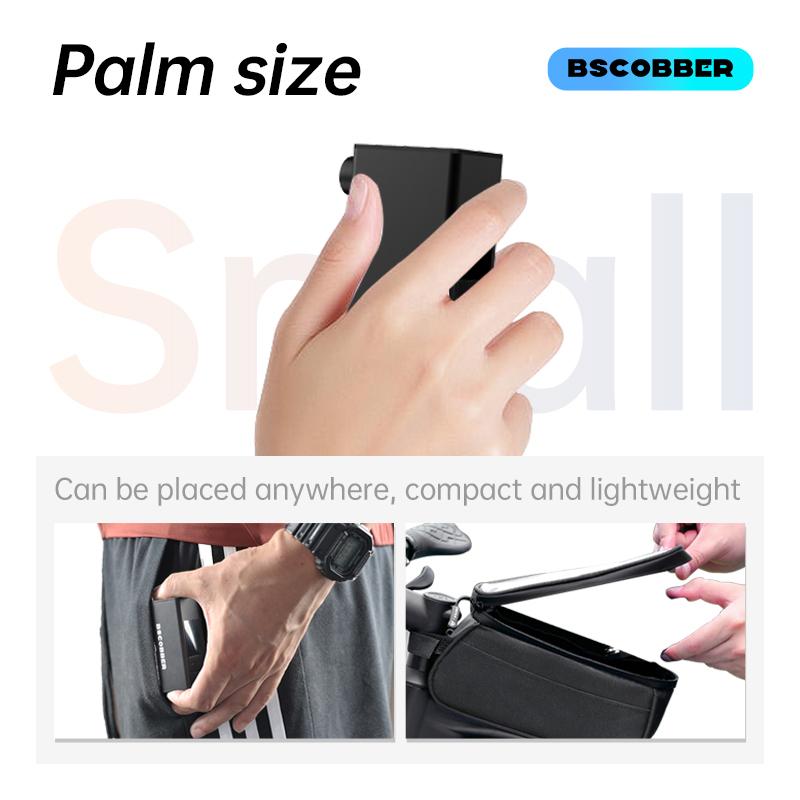 BSCOBBER MINI Быстрозаряжаемый насос для велосипеда с цифровым дисплеем, клапаны Schrader Presta, аксессуары для велосипеда