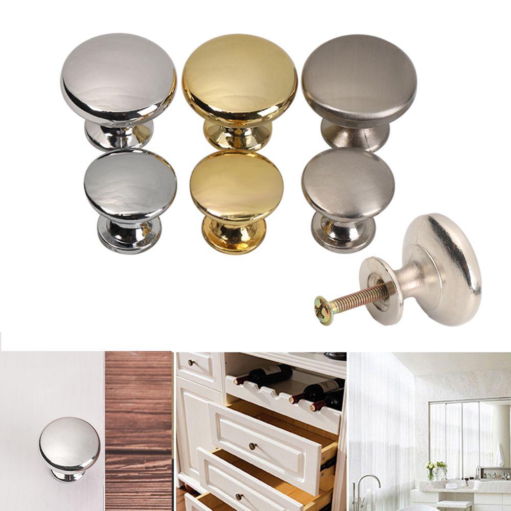 Kitchen Round Shape Dresser Furniture Cabinet Drawer Knob Cabinet Pulls Door Handle Wardrobe Pulls