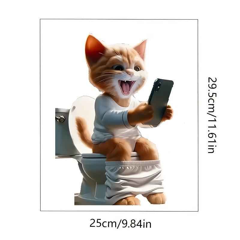 1 шт. Забавные наклейки на сиденье унитаза из ПВХ с животными Обезьяна Зебра Жираф Декали Водонепроницаемый Декор для стен ванной комнаты и двери Креативные съемные наклейки