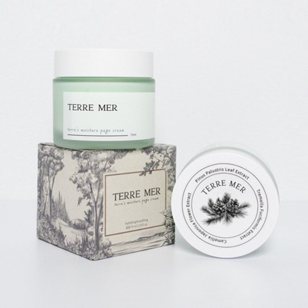 Terre mer Pine Skin Lotion Basic Cosmetics Set, 1 Piece (Essence 147ml + Cream 75ml)