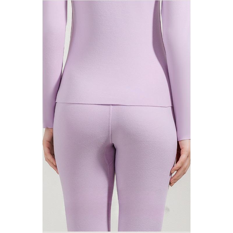 Женское термобелье Зимняя одежда Бесшовное толстое двухслойное теплое нижнее белье Женские термобелье Костюмы и комплекты